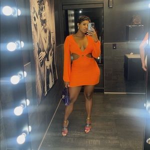 Crochet Dress with open sides